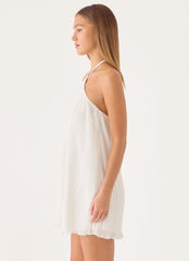 Danni Halter Mini Dress - White